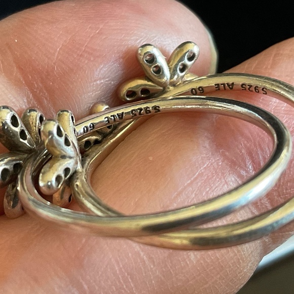 Two Pandora daisy rings puzzle pieces - Picture 5 of 5